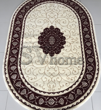 Шерстяний килим Nepal 0002F bordo - высокое качество по лучшей цене в Украине.